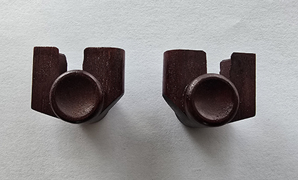 Luger P.08 Magazine Replacement Wood Bottom.Ref.#16b